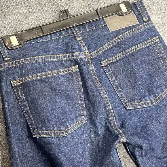 Guess Vintage 90s Low Rider Jeans Womens Sz 27 Blue Denim Studded Bootcut Retro - Picture 5 of 9